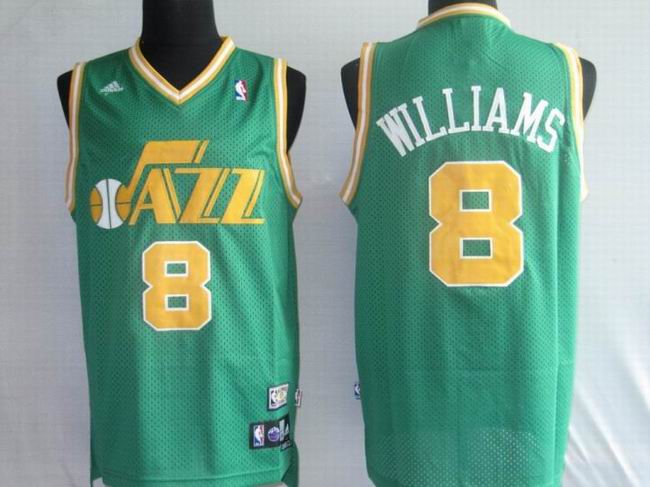 NBA Utah Jazz #8 Deron Williams green jersey