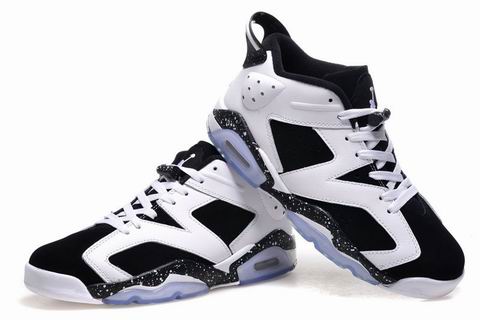 women Air Jordan 6 shoes white black