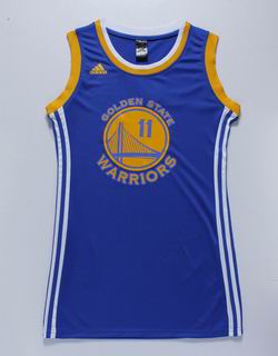 women NBA Golden State Warriors #11 Thompson blue jersey