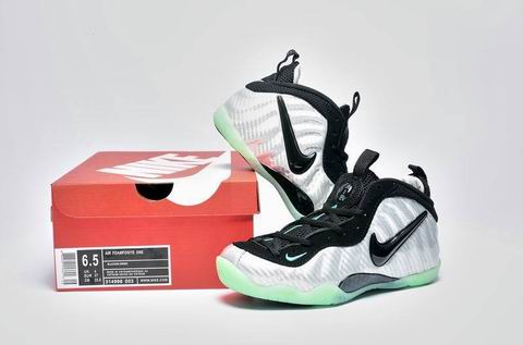 women Nike Air Foamposite One shoes silver black green