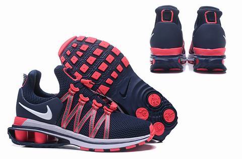 women Nike Air Shox Gravity shoes navy peach