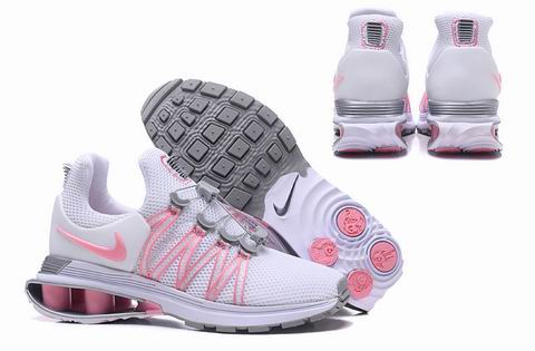 women Nike Air Shox Gravity shoes white pink