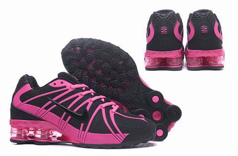 women Nike Air Shox OZ shoes pink black