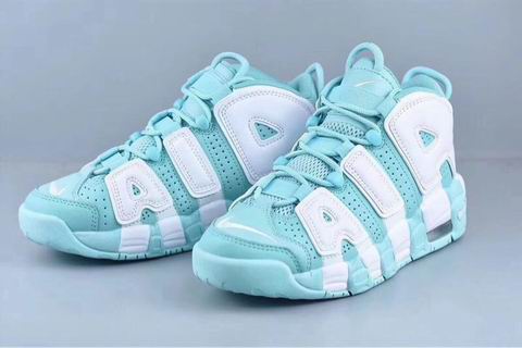 women Nike Air Uptempo shoes green white