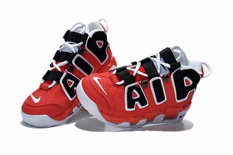 women Nike Air Uptempo shoes red black