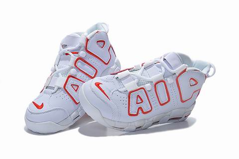 women Nike Air Uptempo shoes white red