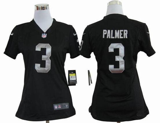 women Nike NFL Oakland Raiders 3 Palmer black stitched Jersey