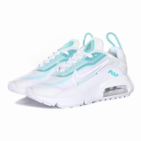 women air max 2090 shoes white blue