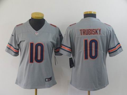 women bears #10 TRUBISKY interverted jersey