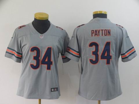 women bears #34 Payton interverted jersey