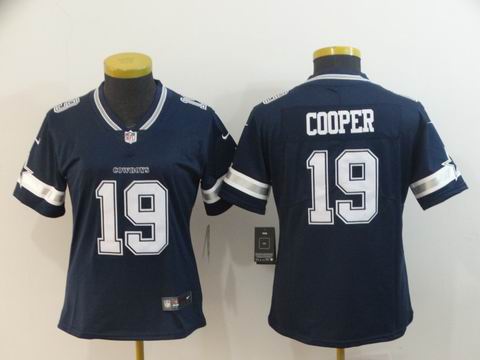 women dallas cowboys #19 Cooper blue rush II jersey