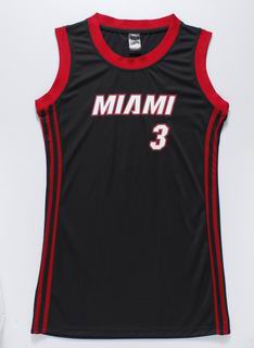 women nba Miami Heats #3 Wade black jersey