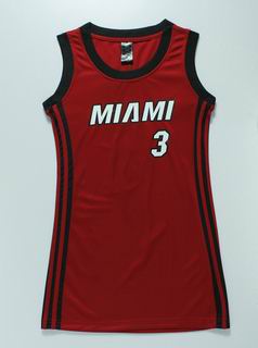 women nba Miami Heats #3 Wade red jersey
