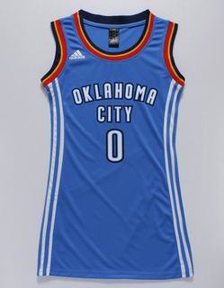 women nba Oklahoma City Thunder #0 Westbook blue jersey