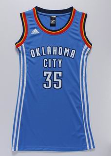 women nba Oklahoma City Thunder #35 Durant blue jersey