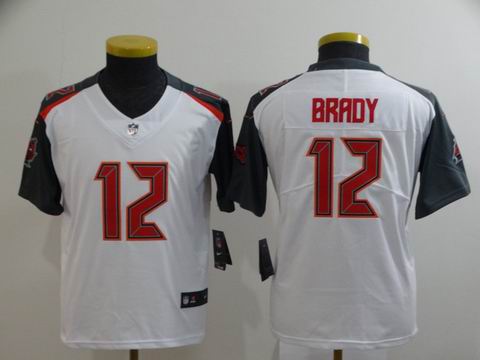 women nfl buccaneeers #12 Brady white vapor limited jersey