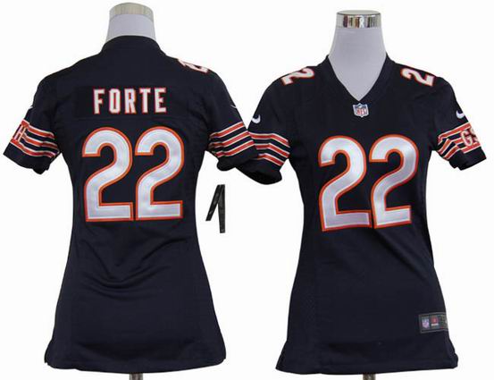 women nike NFL Chicago Bears 22 Forte blue stitched jersey