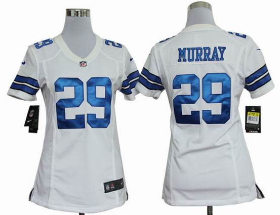 women nike NFL Dallas Cowboys 29 Murray white stitched jersey