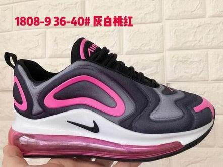 women nike air max 720 shoes grey pink