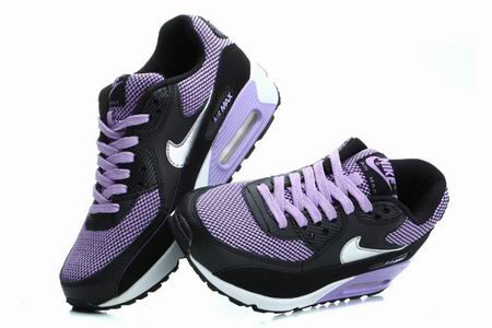 women nike air max 90 LE shoes purple black