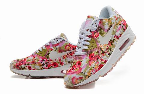 women nike air max 90 shoes brown red rose