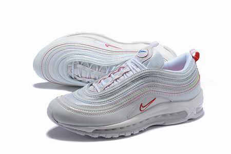 women nike air max 97 shoes white rainbow