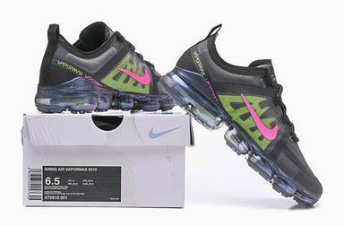 women nike air vapormax 2019 shoes dark green pink