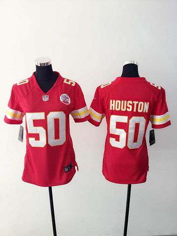 women nike nfl chiefs 50 Houston red limited jersey