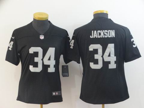 women oraiders #34 Jackson black vapor untouchable jersey