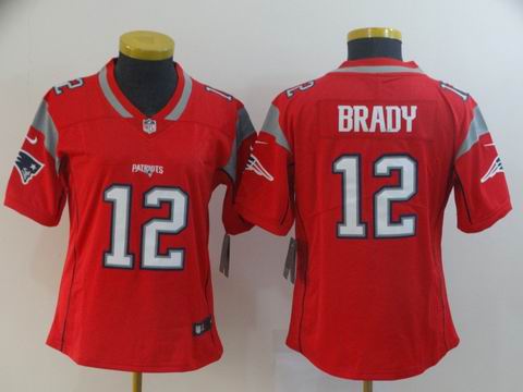 women patriots #12 Brady red interverted jersey