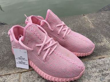 women yeezy boost 350 shoes pink