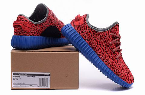 women yeezy boost 350 shoes red blue