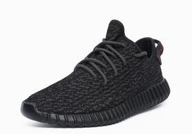 yeezy boost 350 shoes all black