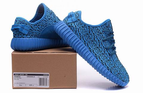 yeezy boost 350 shoes blue black
