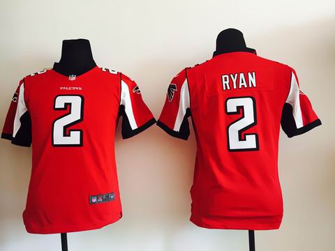 youth nike nfl falcons #2 ryan red jersey