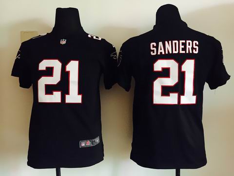youth nike nfl falcons #21 Sanders black jersey