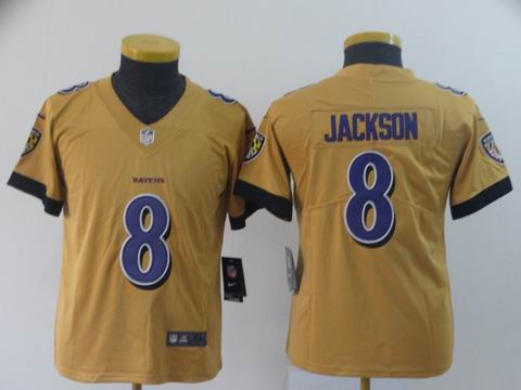 youth ravens #8 Jackson interverted jersey